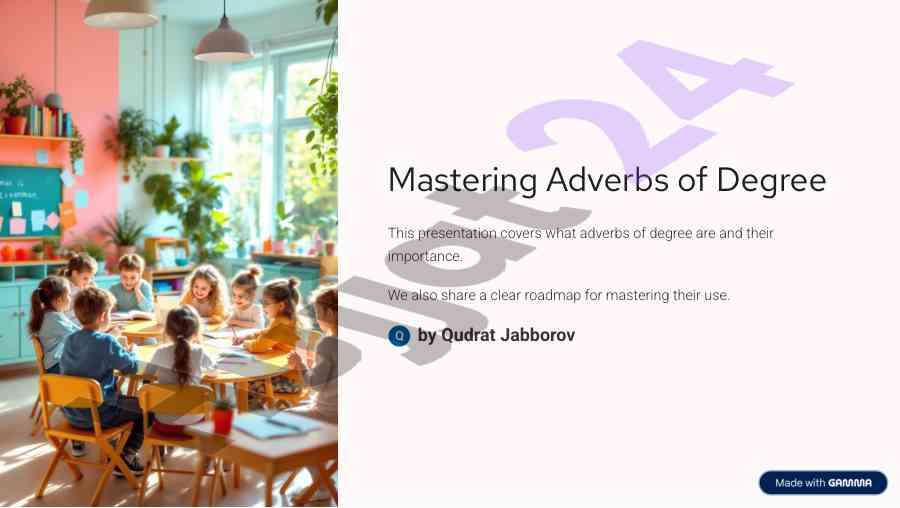 Mastering adverbs of degree in english grammar
