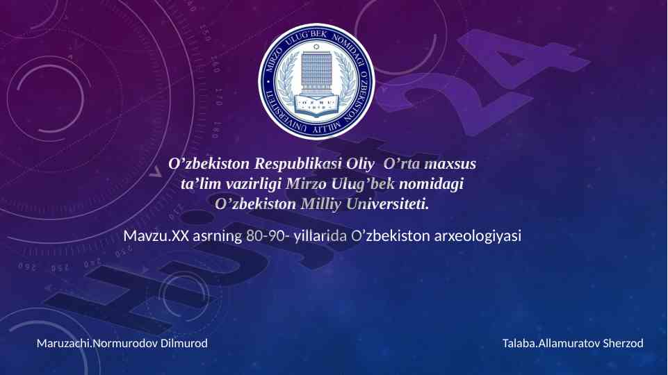 O'zbekiston arxeologiyasi xx asrda