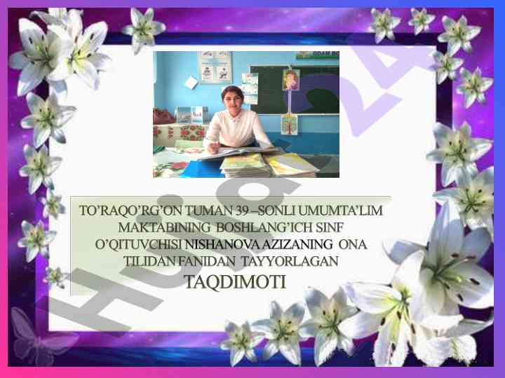 She’r turkumi bo’yicha taxlil qilish mashqlari