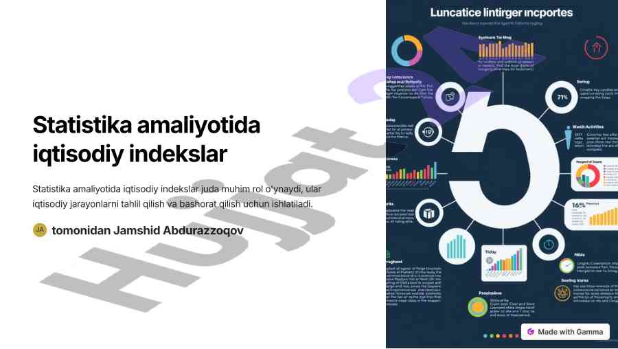 Iqtisodiy indekslarning ahamiyati va turlari