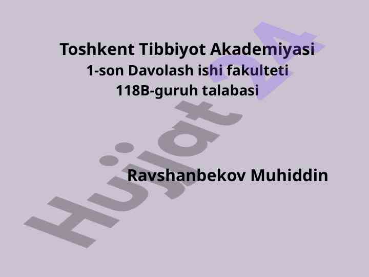 Akseleratsiya va uni o’rganish: tibbiyot kasbi