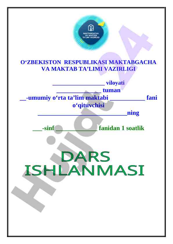 1-sinf_hayvonot_olami_uy_hayvonlari dars ishlanma