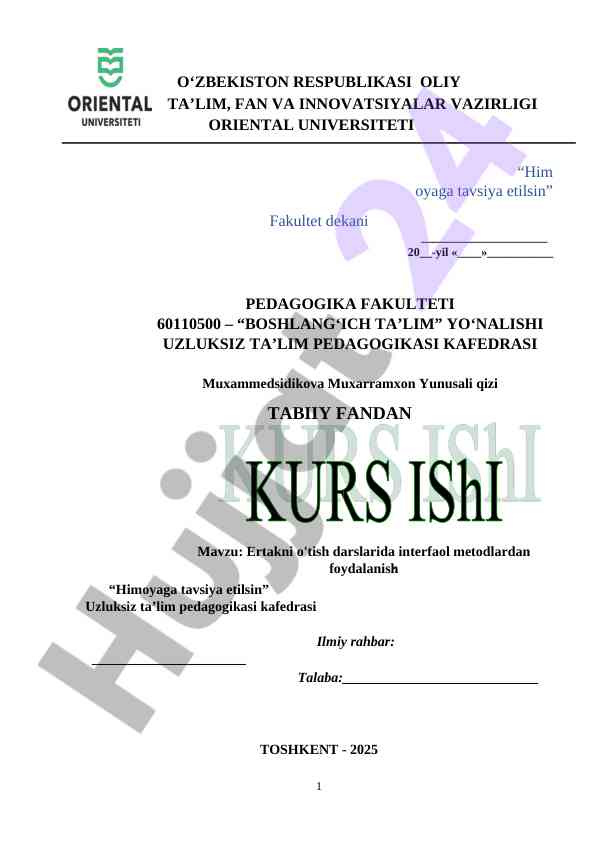 Xalq og’zaki ijodi va uning ta’limdagi o’rni