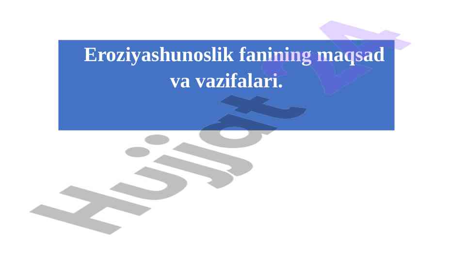 Eroziya va deflyatsiya jarayonlari tahlili