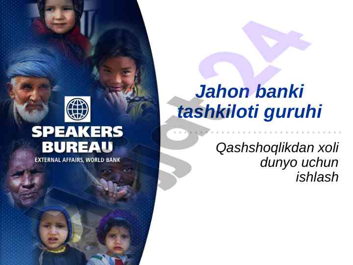 Xalqaro rivojlanish maqsadlari va jahon banki