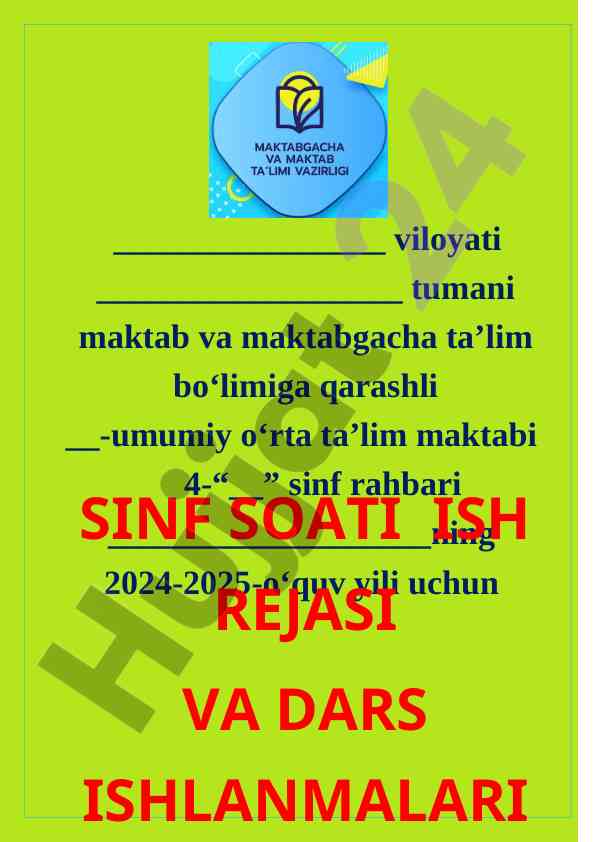 Tarbiya darslari likvidatsiyasi va yondashuvlar
