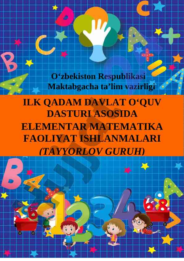 Elementar matematika faoliyat ishlanmalari