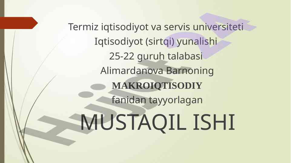Makroiqtisodiyot va mikroiqtisodiyot asoslari