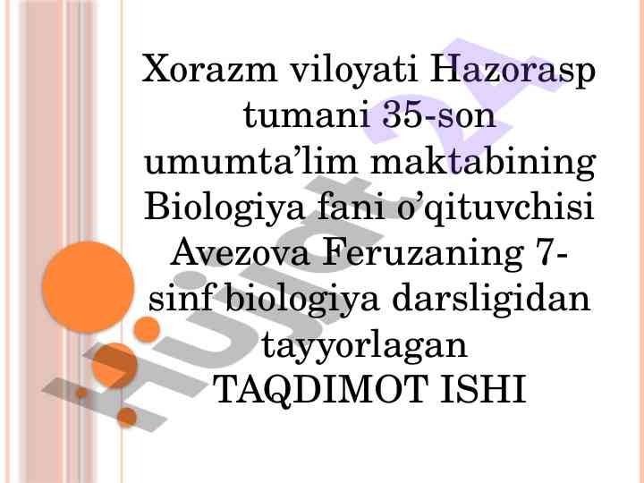 Hasharotlarning og’iz apparati va tuzilishi