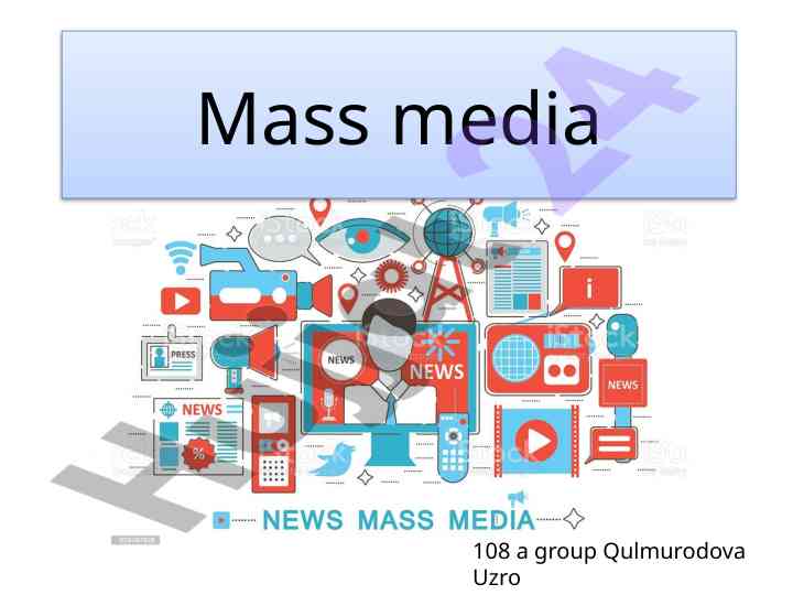 Role of mass media in modern society