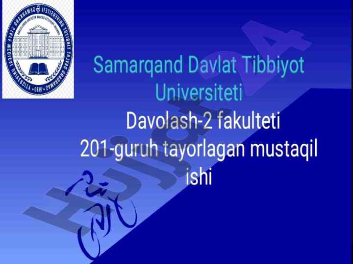 Қон кетиш тушунчаси ва классификацияси