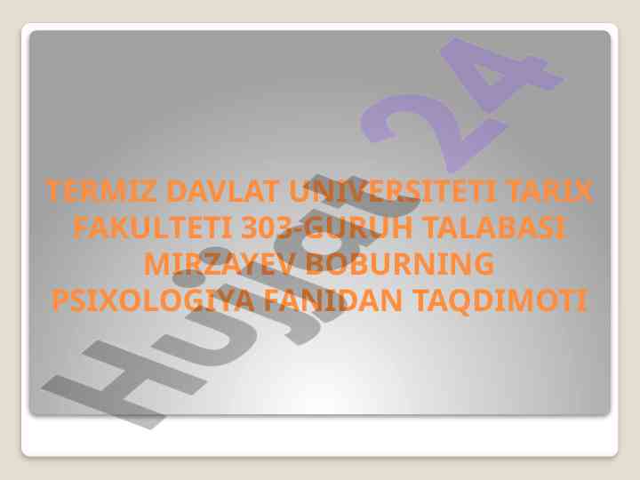 Pedagogik psixologiya fanining rivojlanish bosqichlari