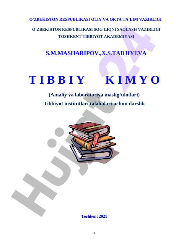 Tibbiy kimyo amaliy mashg‘ulotlari darsligi