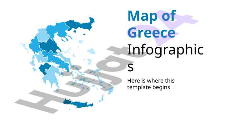 Greece infografikasi xaritalari bilan tanishtirish
