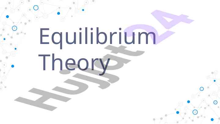 Equilibrium theory and price discovery dynamics