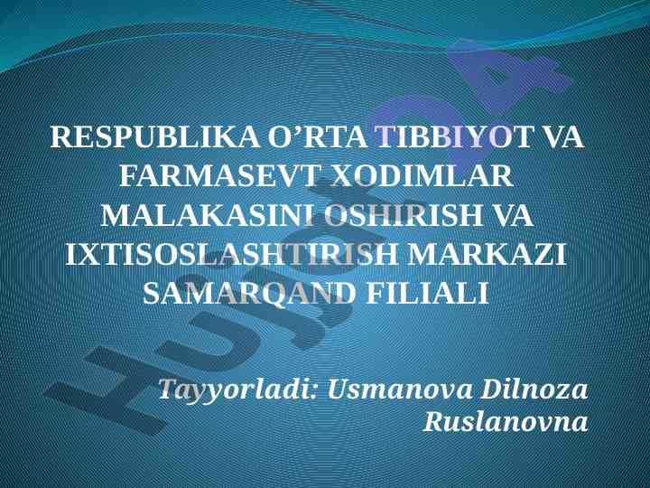 Covid-19 ga qarshi emlash chora-tadbirlari