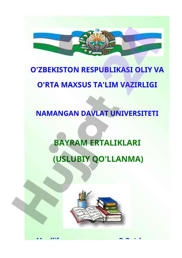 Boshlang'ich ta'lim metodikasi uslubiy qo'llanmasi taqrizi