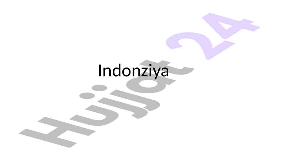 Indoneziya respublikasi haqida ma'lumotlar