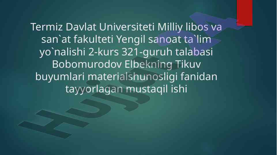 Kimyoviy tolalarni ishlab chiqarish bosqichlari