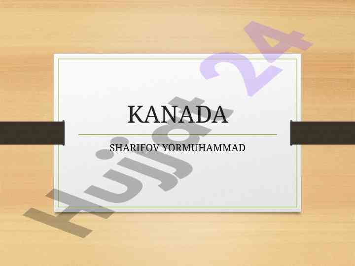 Kanada banki inflyatsiya hisoblari tahlili
