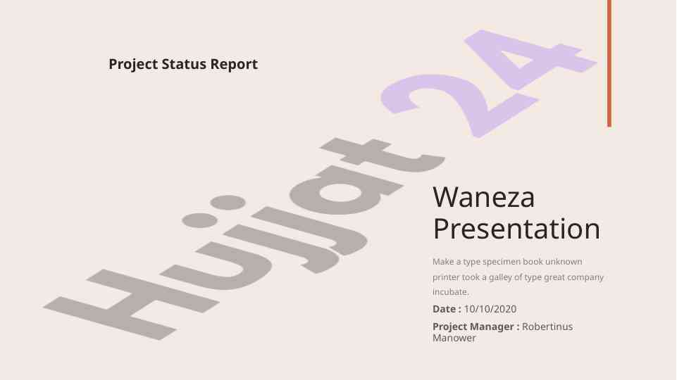 Project status report: empowered markets overview