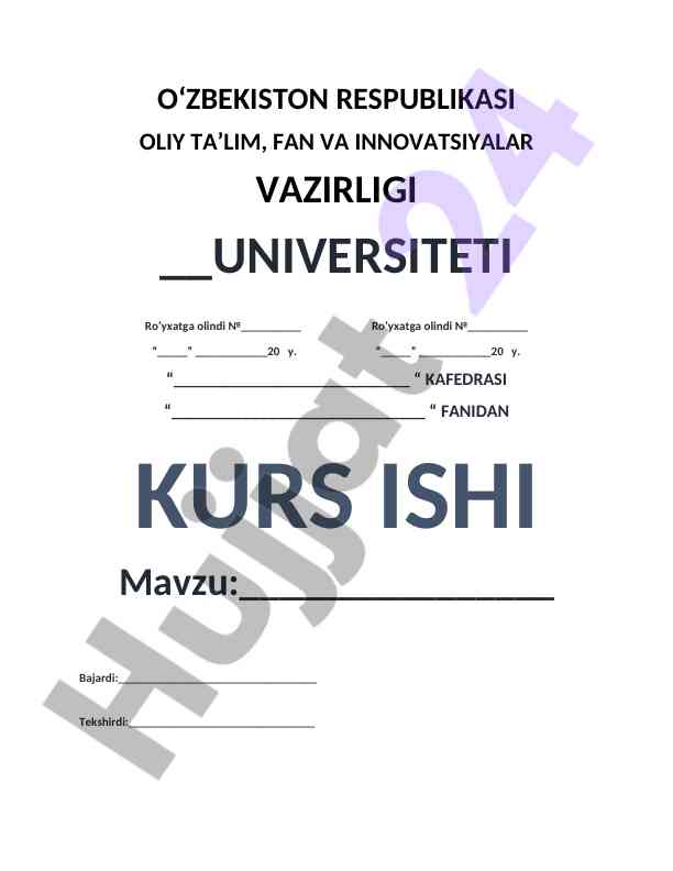 C# Tilidagi Tuzilmalar Jihatidan Kurs Ish