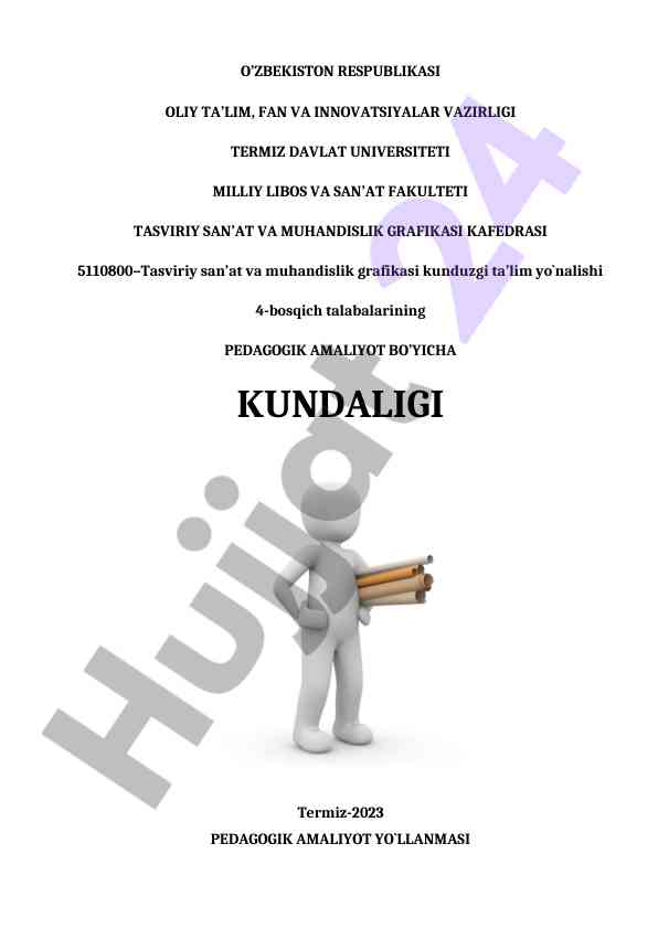 Pedagogik amaliyot yo‘llanmasi 2023