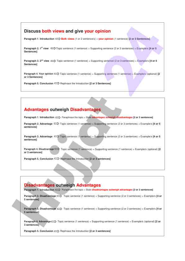 Essay structure and argumentative writing techniques