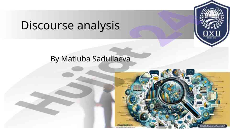 Understanding discourse analysis in language studies
