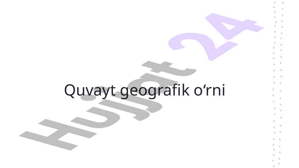 Kuvayt geografik o‘rni va strategik ahamiyati