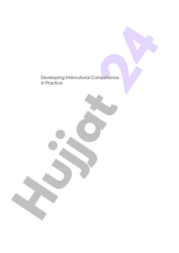 Developing intercultural competence in education practices
