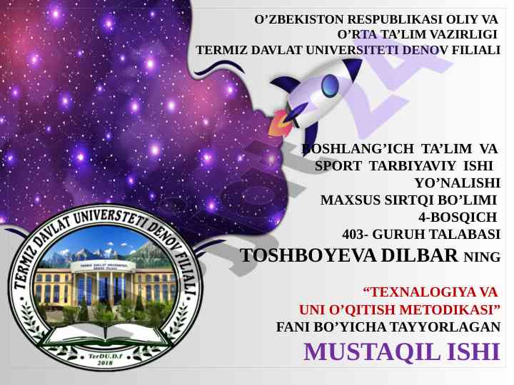 Geometrik shaklli applikatsiyalar o'qitish metodikalari