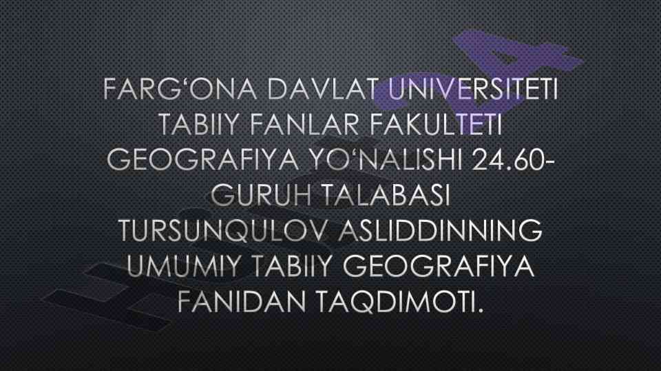 Shamollar va ularning turlari mahalliy va sayyoraviy