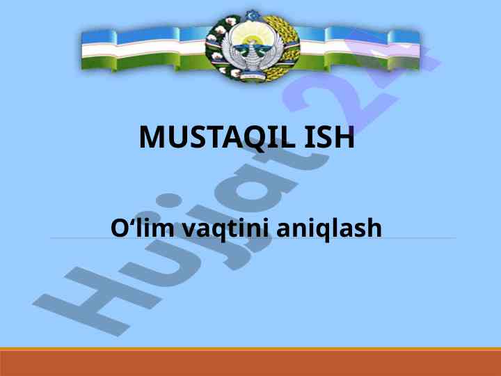 Oʻlim vaqtini aniqlash: tibbiyot muloqoti