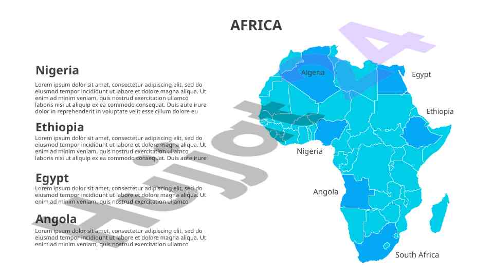 Geopolitical analysis of african nations