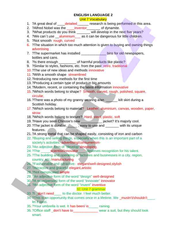 Vocabulary development for english language learners