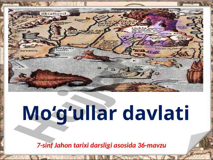 Mog‘ullar davlati ijtimoiy tuzum tahlili