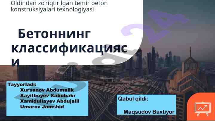 Betonning klasifikatsiyasi bilan tanishing