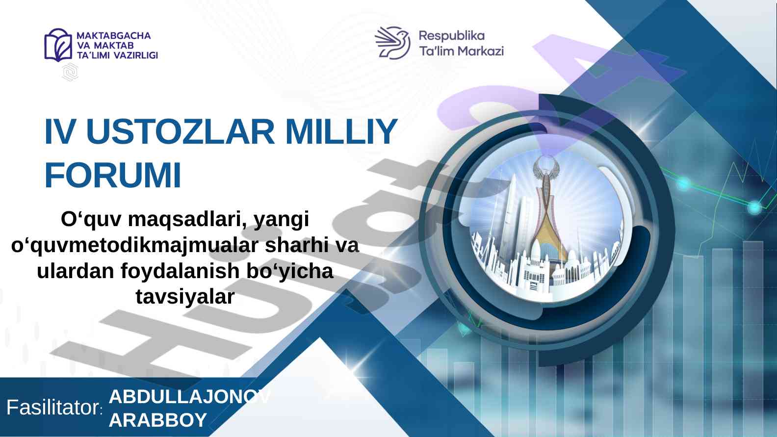 O‘quv maqsadlari va metodik majmualar sharhi