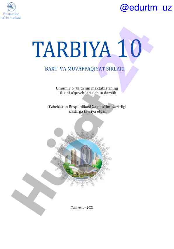 Baxt va muvaffaqiyat sirlari darslik 10-sinf uchun