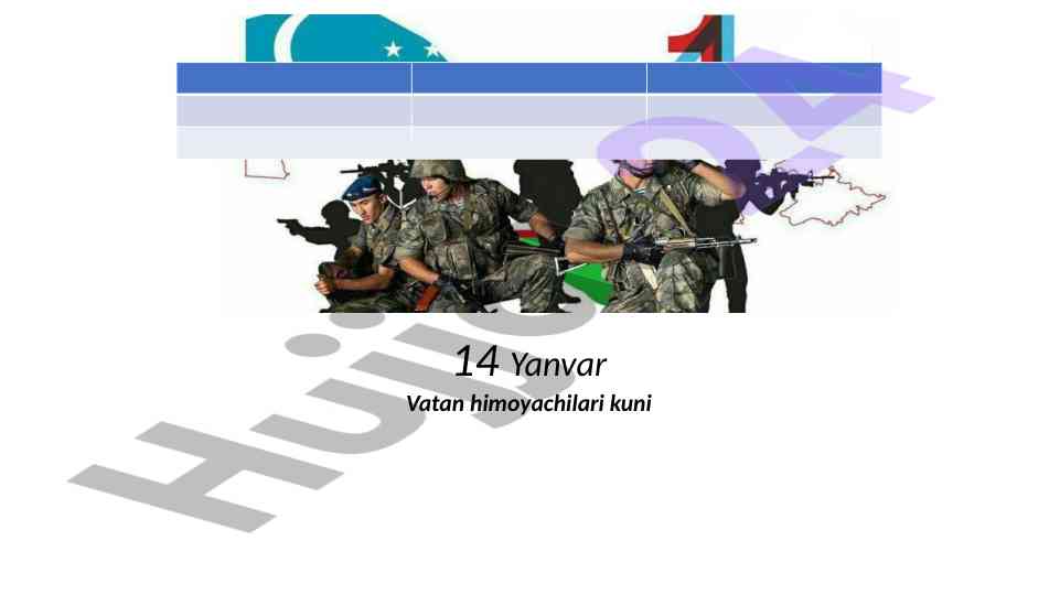 Vatan himoyachilari kuni taqdimoti