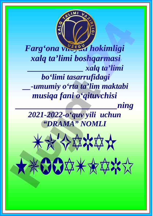 Drama nomli to‘garak a‘zolari haqida ma’lumot