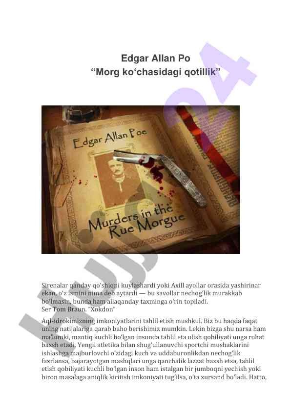 Aql-idrok va tahlil etish qobiliyati tahlili
