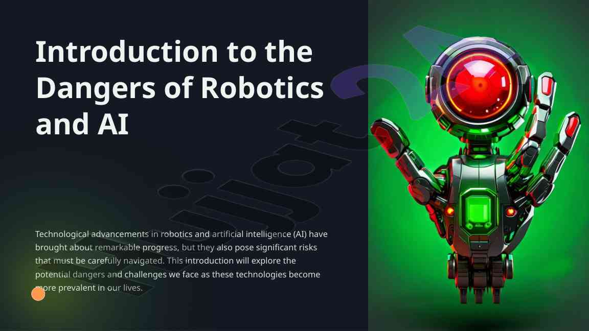 Introduction to the dangers of robotics and ai