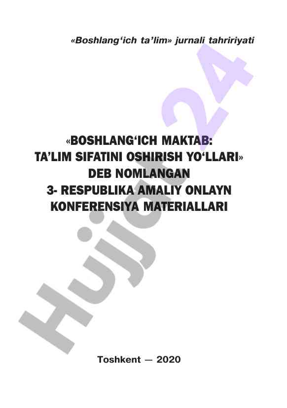 O‘zbekiston ta’lim sifatini oshirish strategiyalari