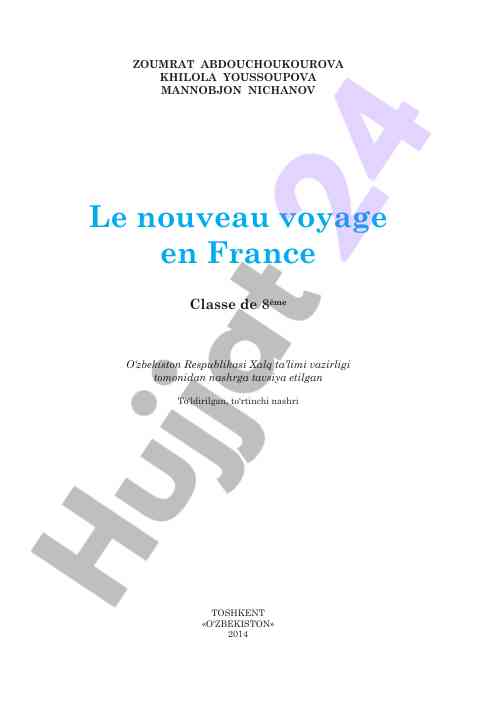 Nouveau voyage en france pour la classe de 8ème