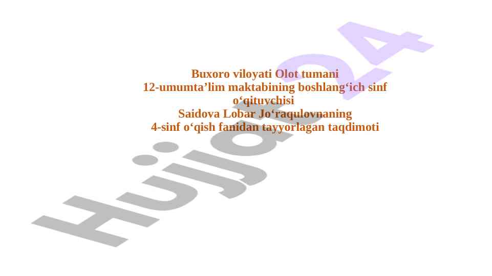 Rangin qorlar ta’lim taqdimoti