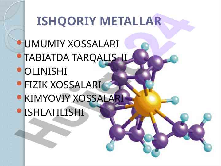 Ishqoriy metallar: xossalari va tabiatda tarqalishi