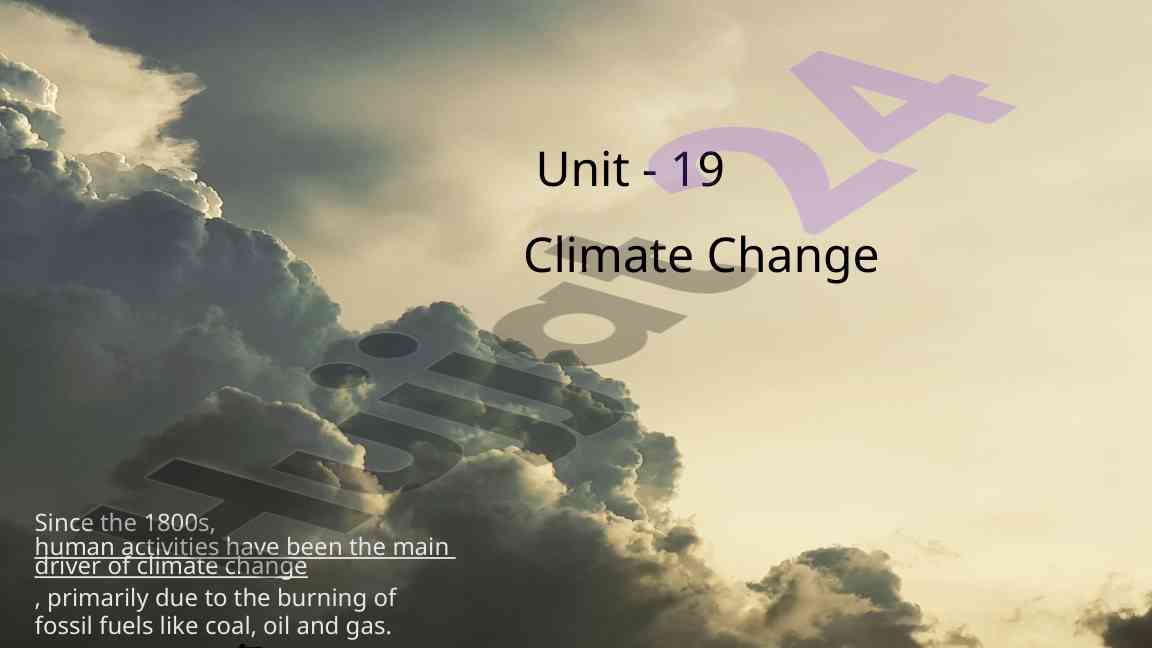 Climate change vocabulary lesson plan