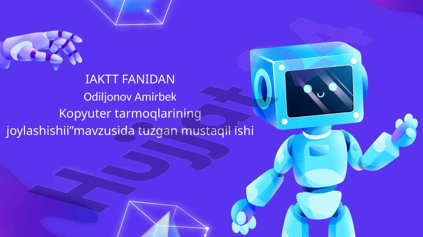 Bulutli texnologiyalar va ma'lumotlarni saqlash